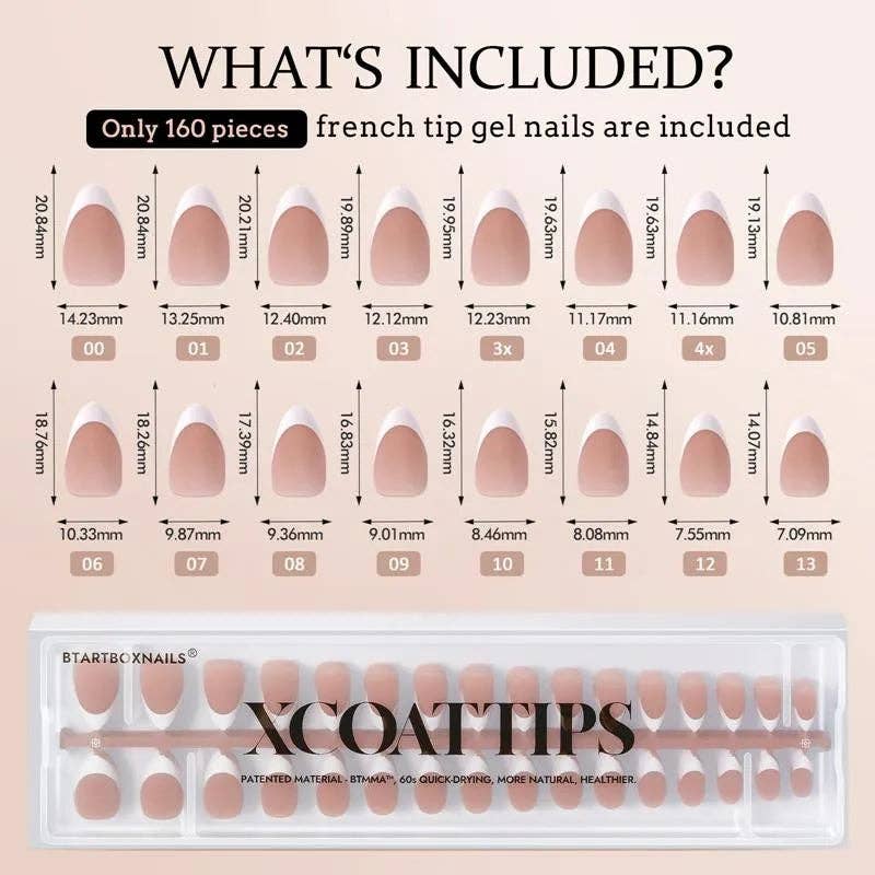XCOATTIPS® French - Short Almond