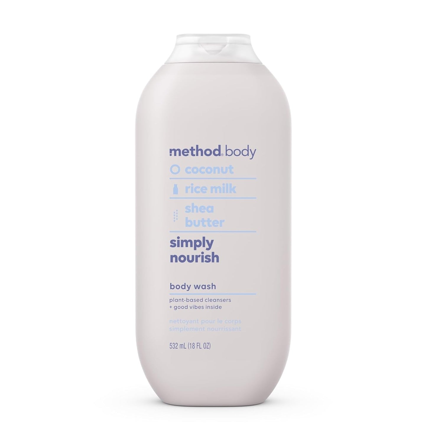 Method Body Paraben & Phthalate Free Body Wash, Simply Nourish, 18 fl oz