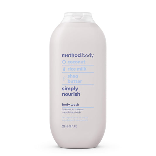 Method Body Paraben & Phthalate Free Body Wash, Simply Nourish, 18 fl oz