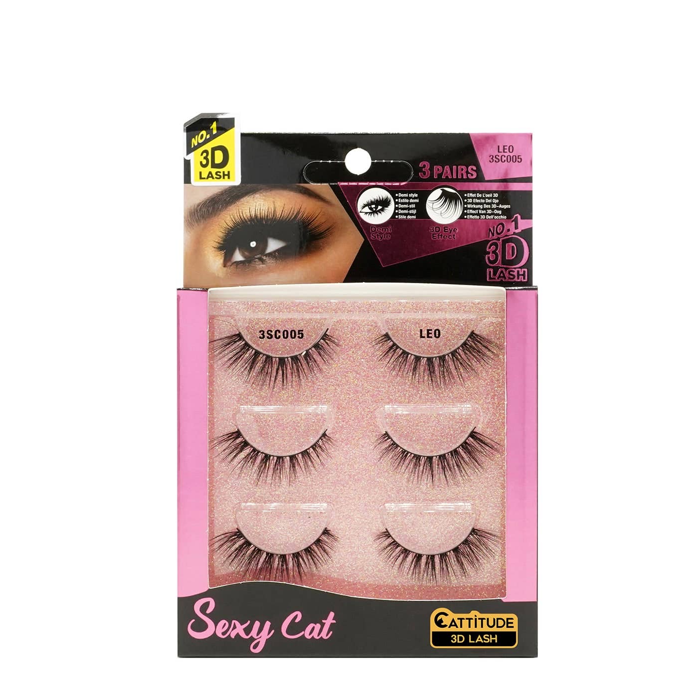 Sexy Cat Lashes - 3 Pack