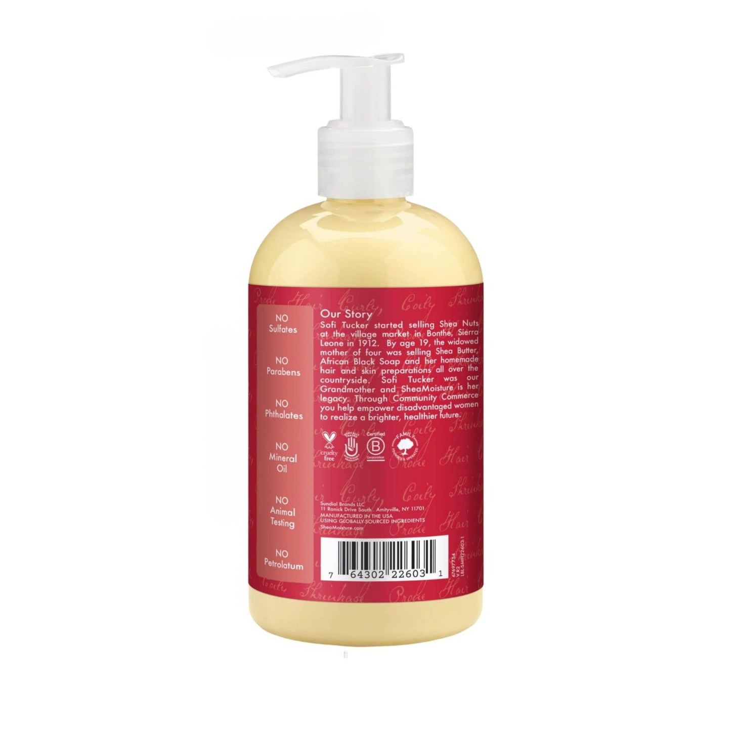 Shea Moisture  Leave In Or Rinse Out Conditioner for Curly Hair, Red Palm Oil & Cocoa Butter, 13 Oz.