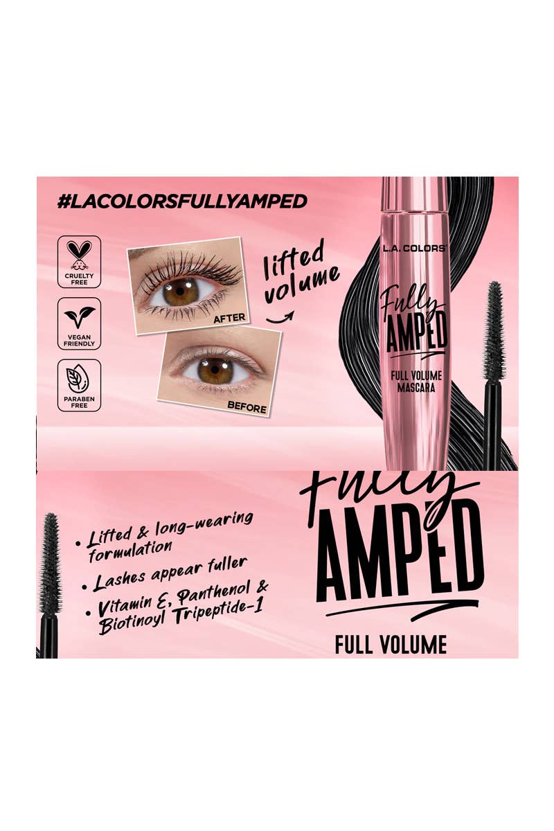 LA Colors CAD490 Fully Amped Mascara Display Set - 18pc