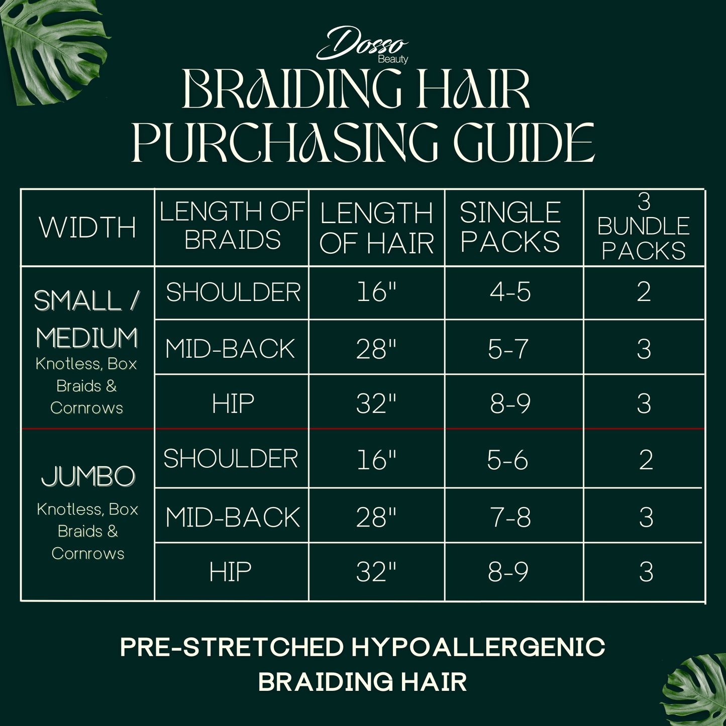 28" 3 Bundle Pack of Non-Toxic Hypoallergenic Braiding Hair