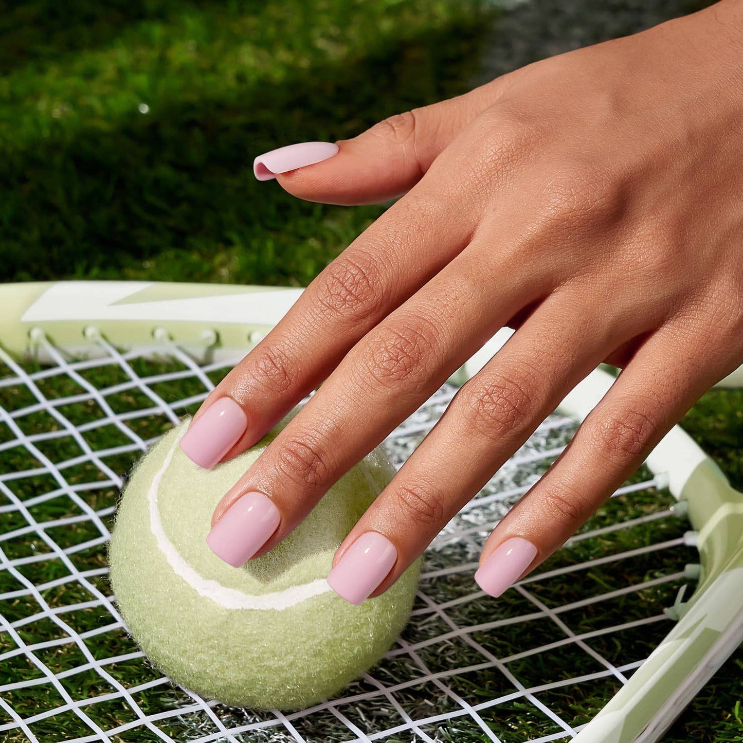 Press On Nails for Dark Skin Tone- Nude Fake Nails for Women