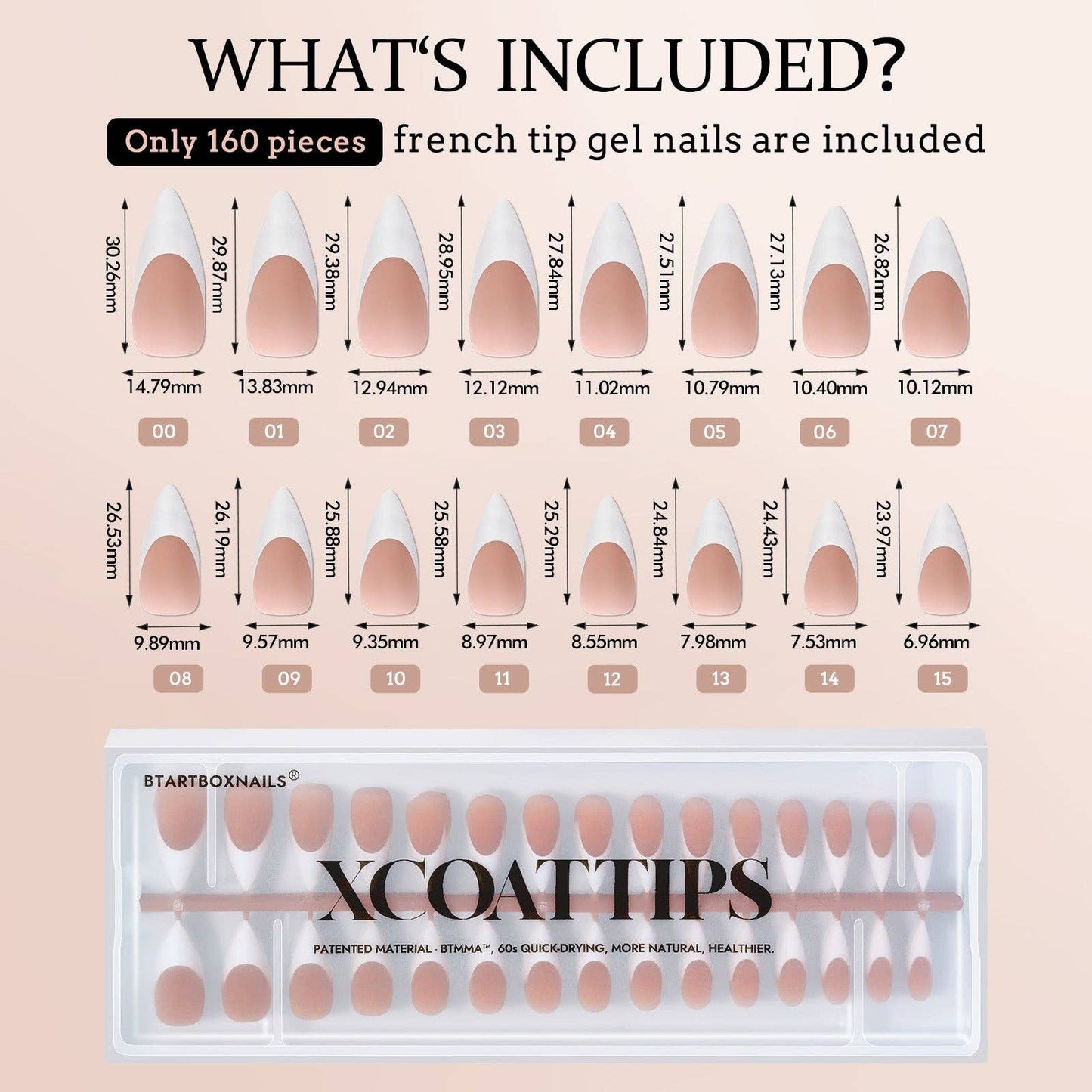 XCOATTIPS® French - Long Stiletto