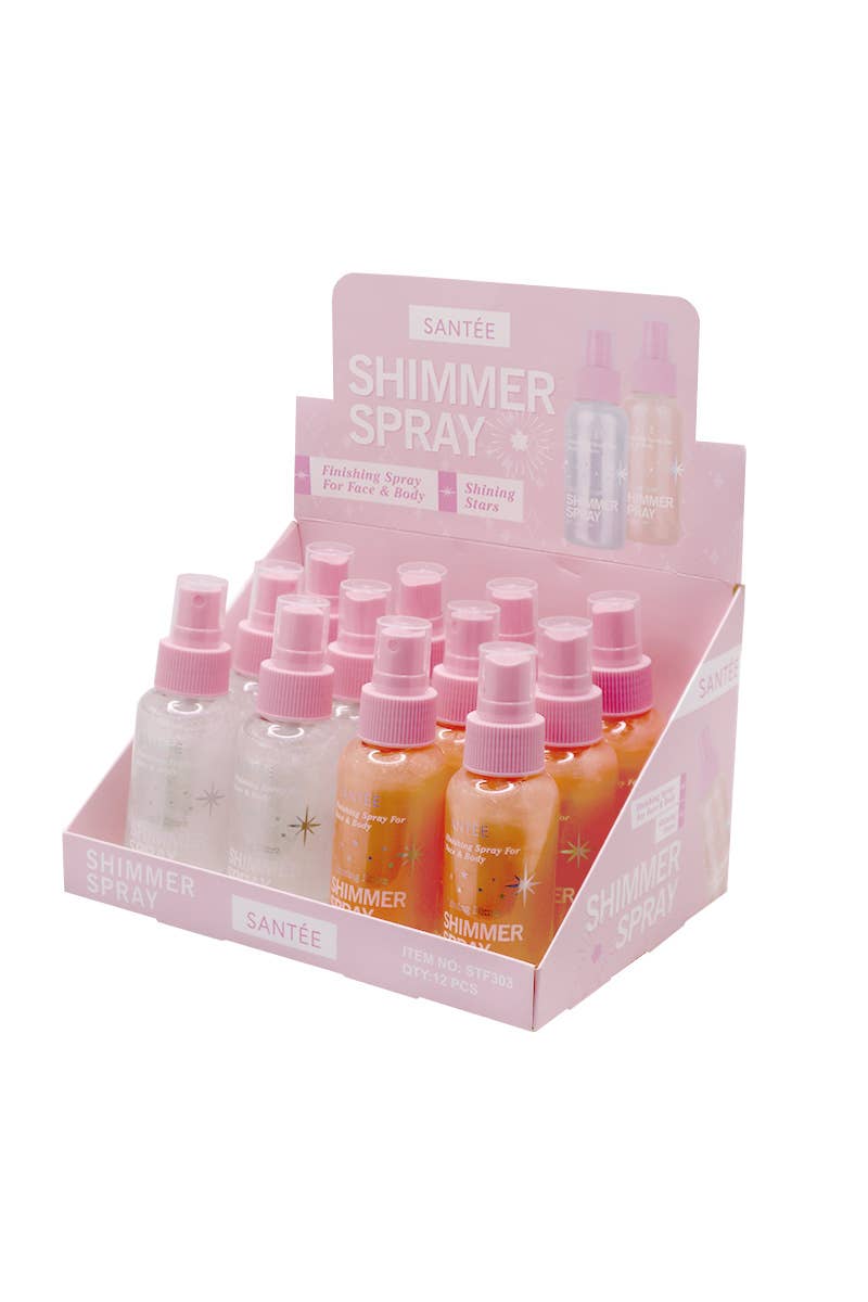 SANTEE STF303 Shining Stars Shimmer Finishing Spray - 12 pcs