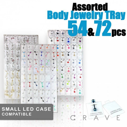 ASSORTED BODY JEWELRY