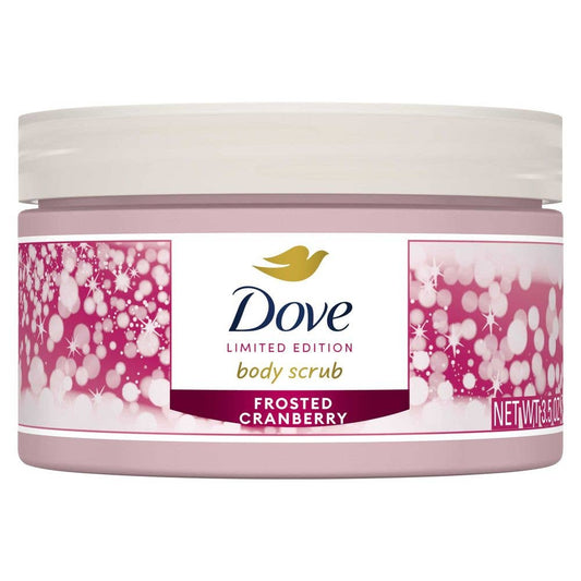Dove Limited Edition Body Scrub, Frosted Cranberry, 3.5 oz