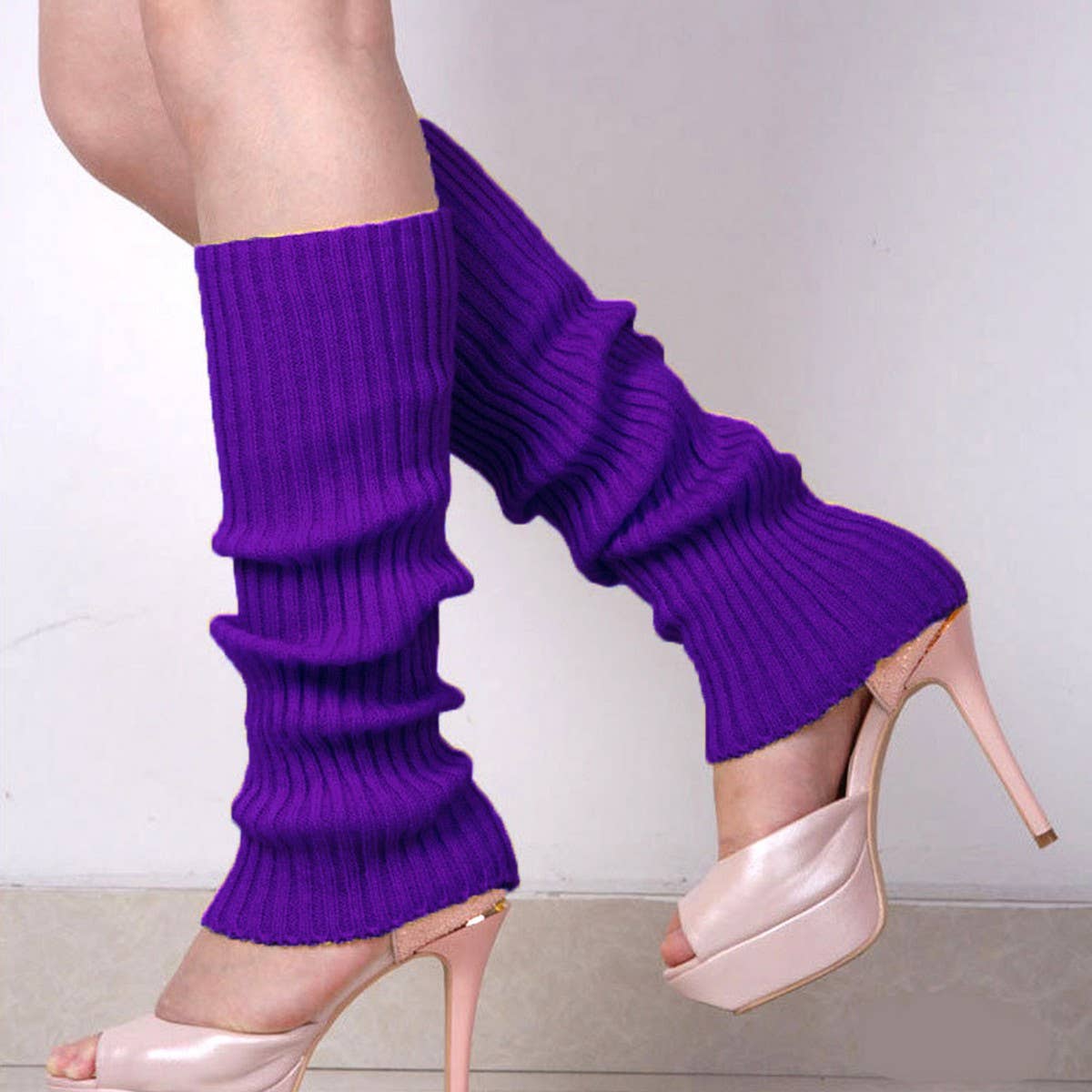 SOLID COLOR KNIT LEGWARMERS_CWMS0306