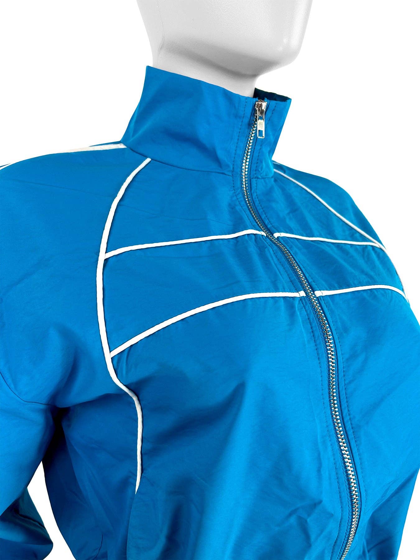 FASHION Two-Piece Track Shorts and Cropped Zip-Up Jacket Set 5020LY-clothes